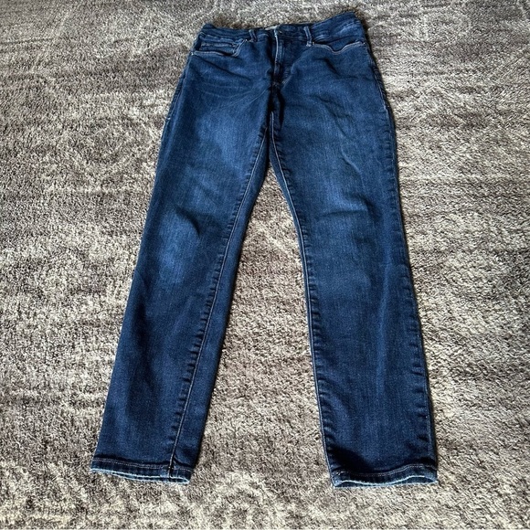 Good American Good Legs Crop Skinny Jeans Blue 6/28 - Picture 4 of 11